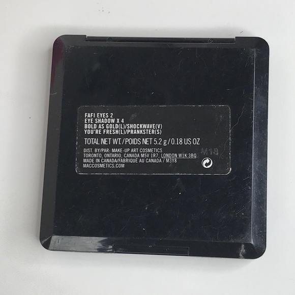 MAC Cosmetics FAFI EYES 2 Eyeshadow Quad 4 Colors - Picture 3 of 3
